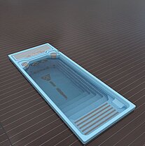 SwimSpa BeachClub Farbe Sky Blue
