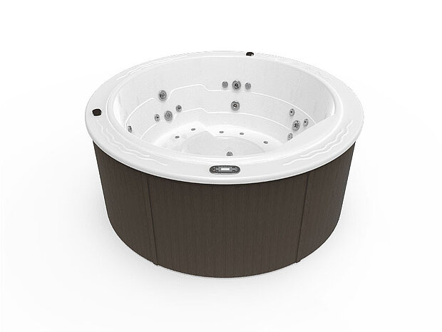 Freigestellte Ansicht des Whirlpool Aquavia Sundown