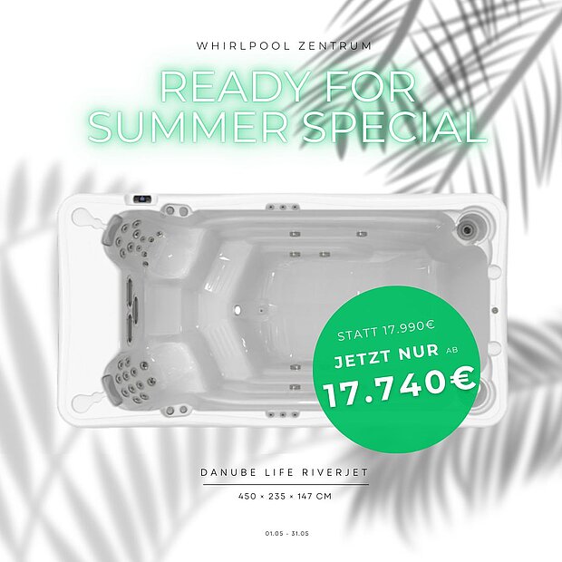 Danube Riverjet SwimSpa Werbung