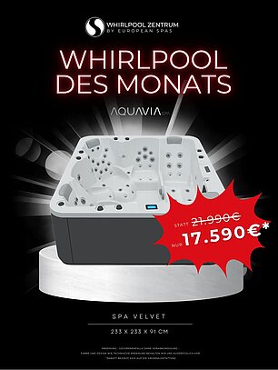 Werbebeanner Whirlpool des Monats