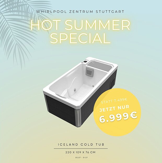 Werbebanner für ColdTub