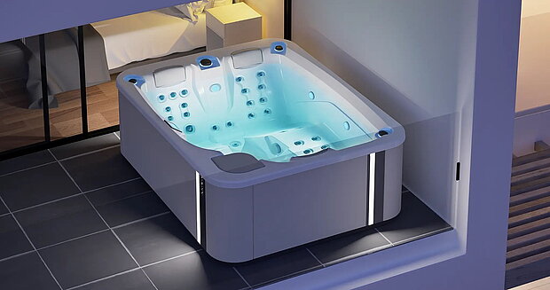 Whirlpool Aquavia TouchPro beleuchtet