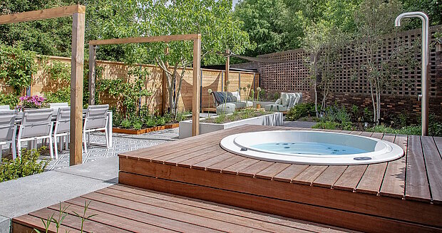 Whirlpool Aquavia Sundown eigelassen eingebaut