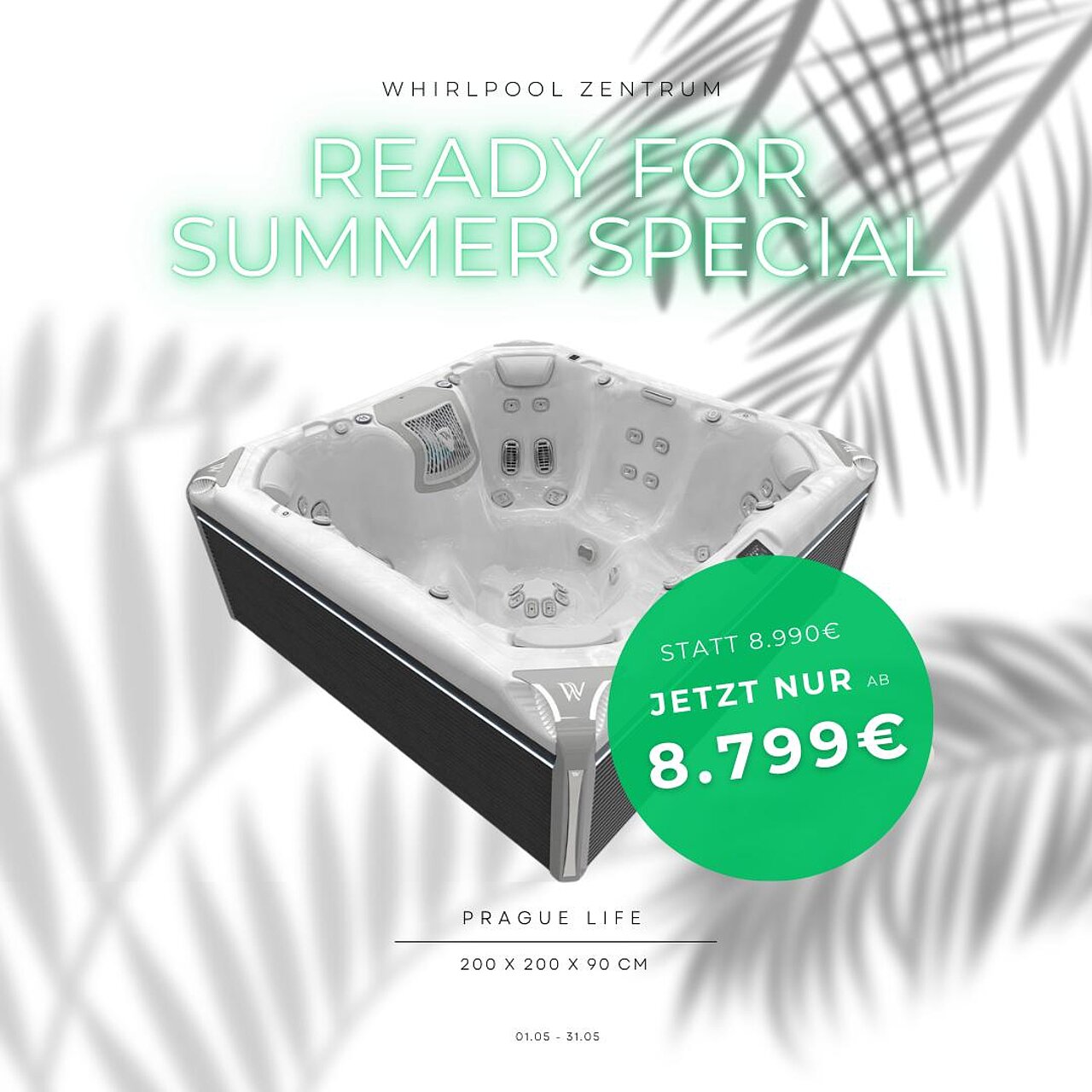 Werbung für Whirlpool Prague Life von Welllis