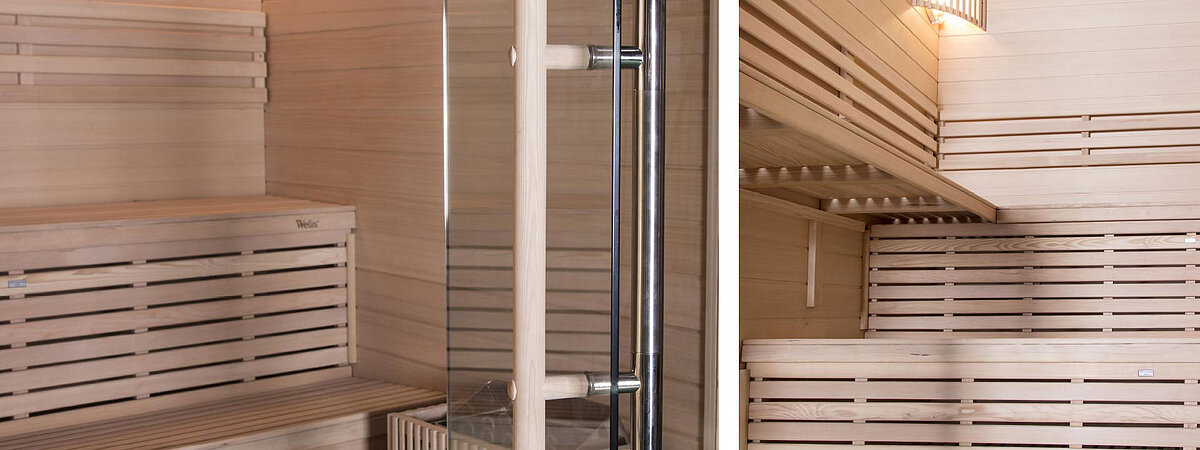 Wellis Sauna Calidus – hochwertige finnische Indoor-Sauna gefertigt aus kanadischer Hemlocktanne für ein authentisches und entspannendes Saunaerlebnis