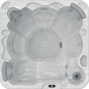 Whirlpool von oben, ohne Wasser