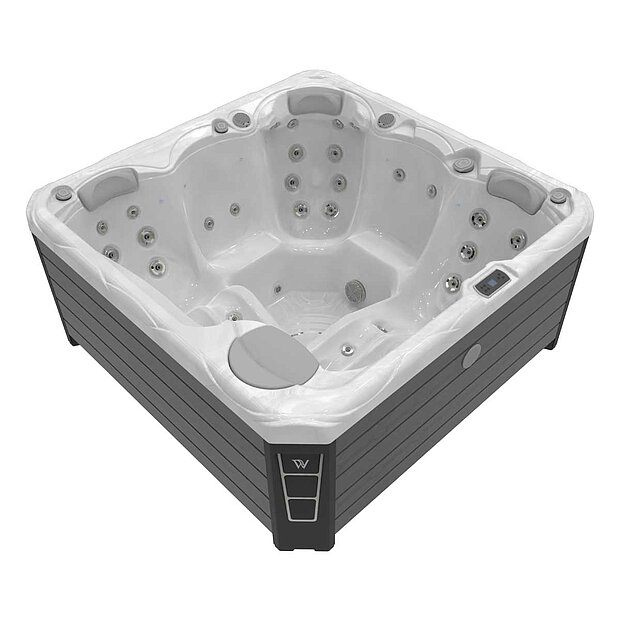 Whirlpool Budapest Life von Wellis in Farbe Silver Sterling