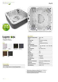 Datenblatt des Lugano Whirlpool