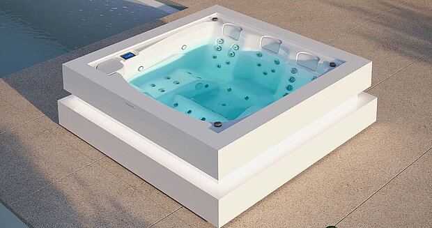 Whirlpool Sereniy befüllt von schräg oben