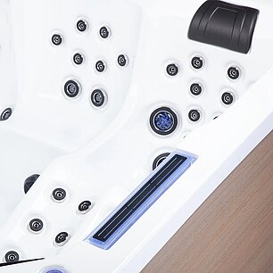 Detailaufnahme eines Whirlpools