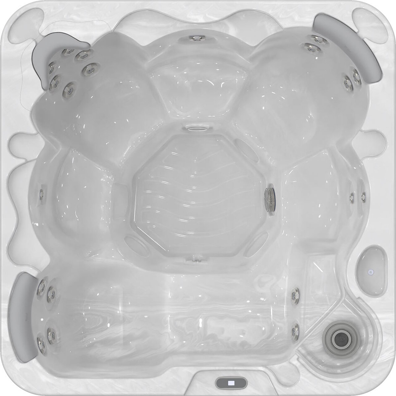 Draufsicht des Whirlpool Castor von Wellis