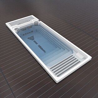 SwimSpa BeachClub Farbe IceWhite