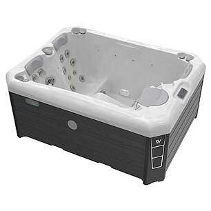 Whirlpool Manhattan von Wellis, Ansicht von schräg oben