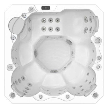 Wellis Prague Life Whirlpool – 6 Personen, 50 Düsen